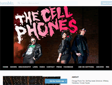 Tablet Screenshot of cellphonesband.com